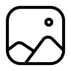 Picture outline icon