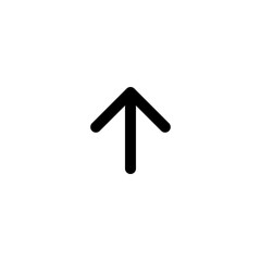 Up arrow outline icon