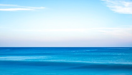Fototapeta premium Blurred ocean and sky