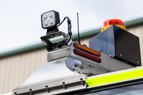 light bar fitted to top of mining fleet vehicle in the Hunter Valley