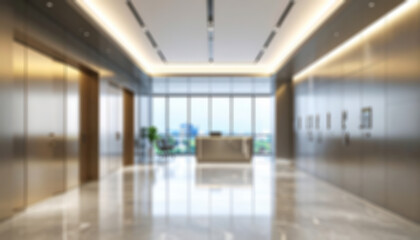 Obraz premium Blurry Wallpaper = Modern home and office interiors with stylish furniture and contemporary design