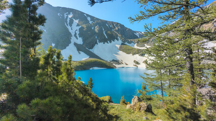 lake in the mountains