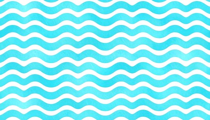 Abstract wavy pattern in light teal and white