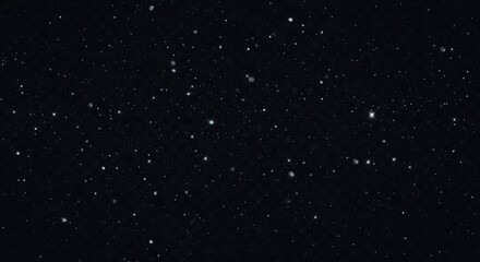 Obraz premium Starry Night Sky with Bright Stars and Deep Black Background for Astronomy and Space Themes