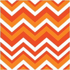 Orange Zigzag Seamless Pattern Design vector