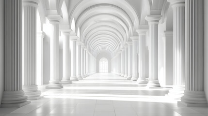 columns in the white