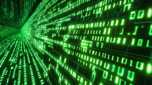 fiber optics background with many light spots