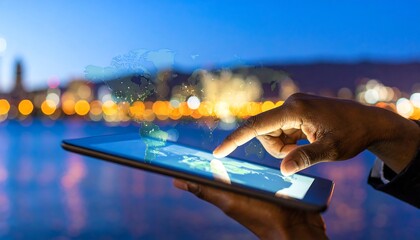 Global Connection Night City Tablet.