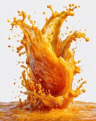 Exploding of fruits, example : pineapple, orange, kiwi and lemon