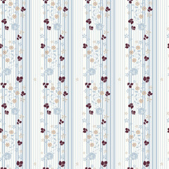 All over flower with texture pattern Printable 