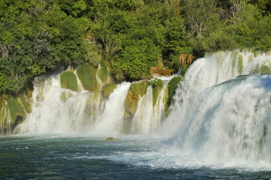 Skradinski buk waterfall, Krka National Park, Dalmatia, Croatia