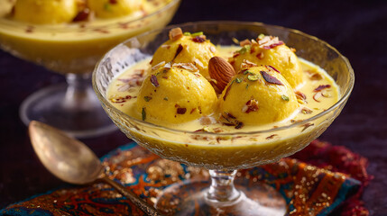 Scrumptious Rasmalai: Creamy Delight with Almonds & Pistachios