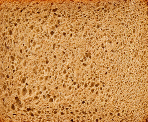 Black rye bread texture background. Top view. Food concept. Design element.