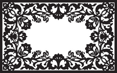 Elegant Laser Cut Ornamental Silhouette Bundle