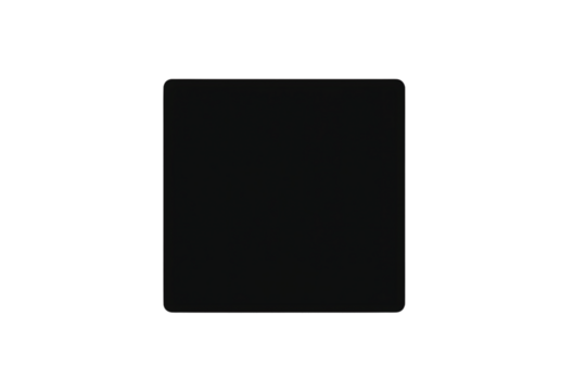 Minimalist Black Square Abstract Art on White Background Modern Geometric Design