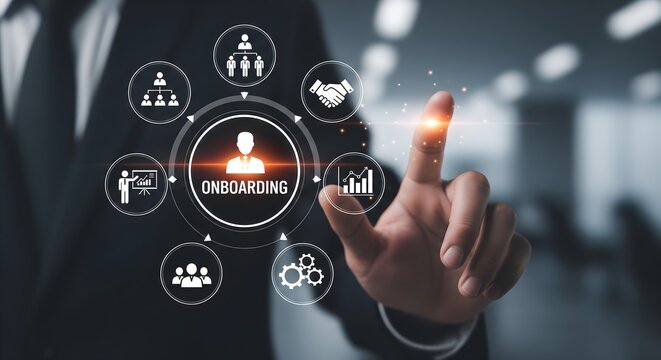 a structured and technology-driven approach to integrating new employees into a company.
