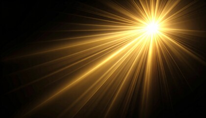 Abstract Light Ray Burst Overlay