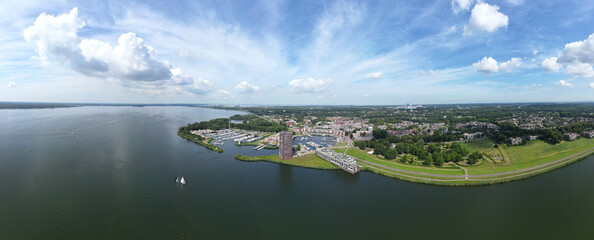 Panorama Luftaufnahme Almere Haven Mit
