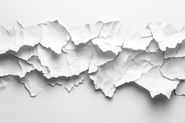 Obraz premium Striking white peeling paint creates a visually textured, abstract modern background for creative projects