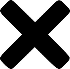 Simple black figure icon illustration white background