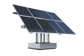 Solar panel installation urban area technology image clear sky