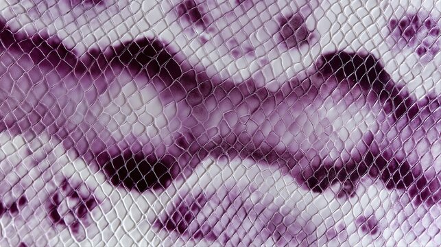 Purple and white python skin texture with geometric scale patterns