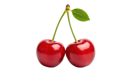Isolated Cherries