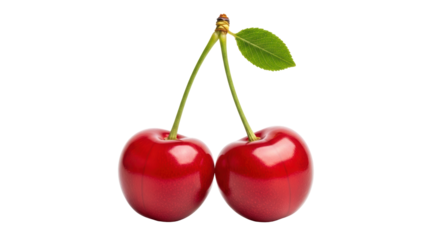 Isolated Cherries