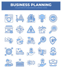 Collection of 25 Business Planning Icons. Your Guide to Strategic Growth