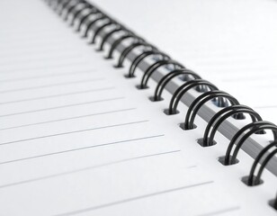 Spiral bound notebook pages
