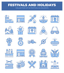 Collection of 25 Unique Festivals and Holidays. A Celebration of Global Culture and Traditions