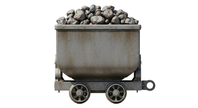 Isolated Mining Cart
