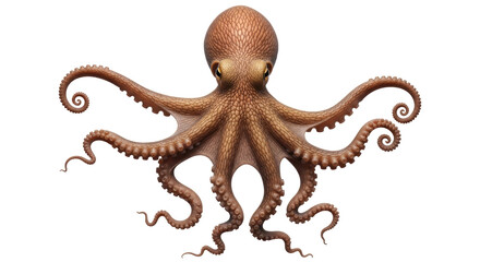 Isolated octopus © Fernando