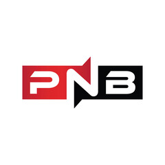 PNB Monogram Initial Letters Logo