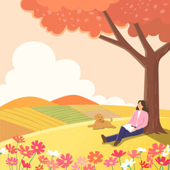 Autumn Sale Illustration