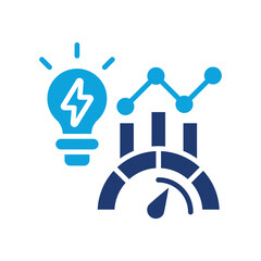 High Energy Consumption glyph color icon