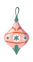 Christmas bauble hanging holiday ornament