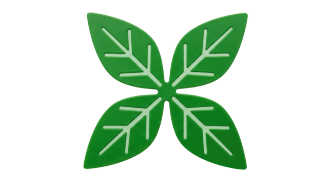 Isolated Four Leaf Clover