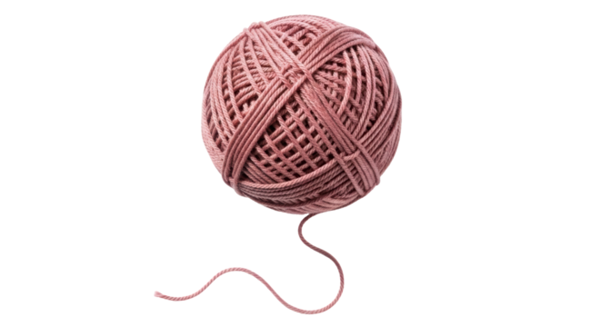 Isolated Ball of Yarn