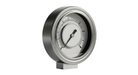 Isolated Round Pressure Gauge