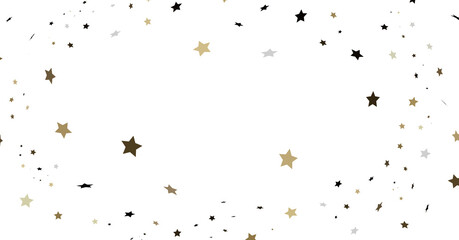 Gold and Black Starry Background