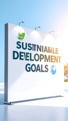 Sustainable Development Goals display