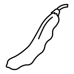 vegetable icon line