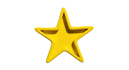 Isolated Yellow Star