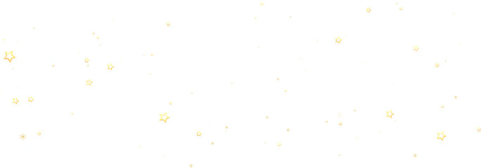Image of gold stars scattered on a white background. Perfect for celebration, festive, or magical designs.