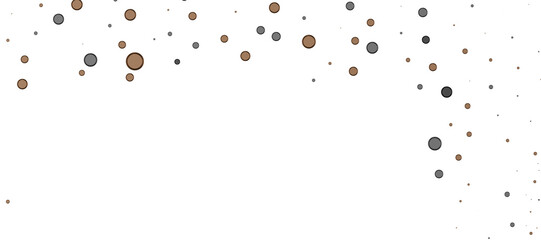 Glorious Cascade: Exquisite 3D Illustration of Glowing gold Confetti