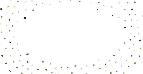 XMAS A gray whirlwind of golden snowflakes and stars. New