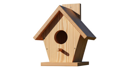 Isolated Birdhouse