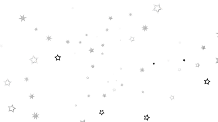 White background with gray and black stars. Perfect for backgrounds, cards, and more.