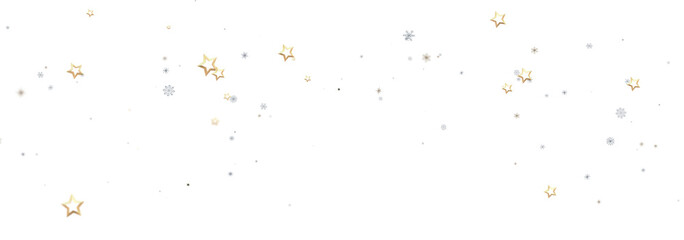Beautiful festive background with gold stars and silver snowflakes. Perfect for Christmas, holidays, or winter themes.